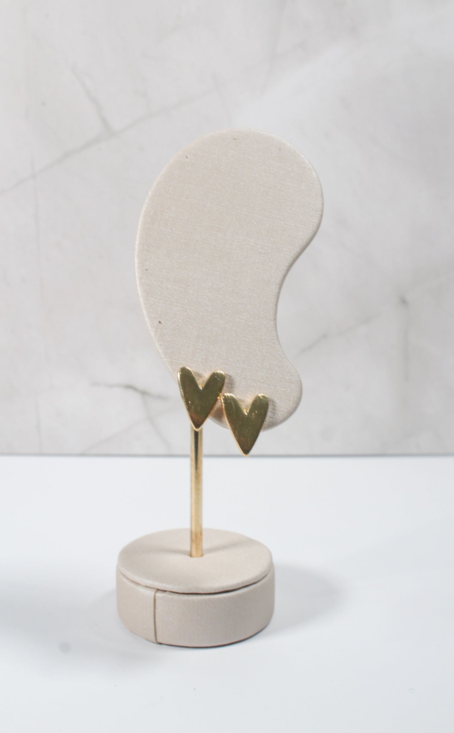 Golden Heart Earrings